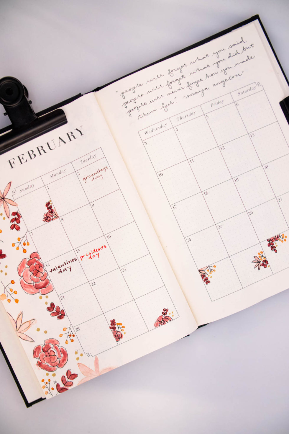 Monthly Calendar Spread Design Cherish By Design
